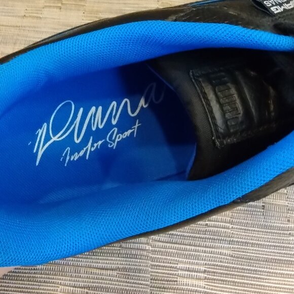 Puma Mercedes AMG Petronas CA Pro Black/Blue Size 14 - Picture 10 of 13